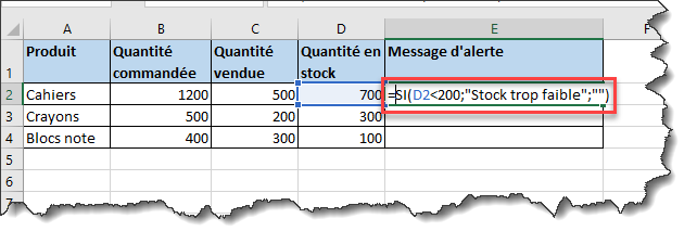 Fonction SI 01