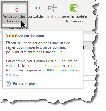 validation donnée01